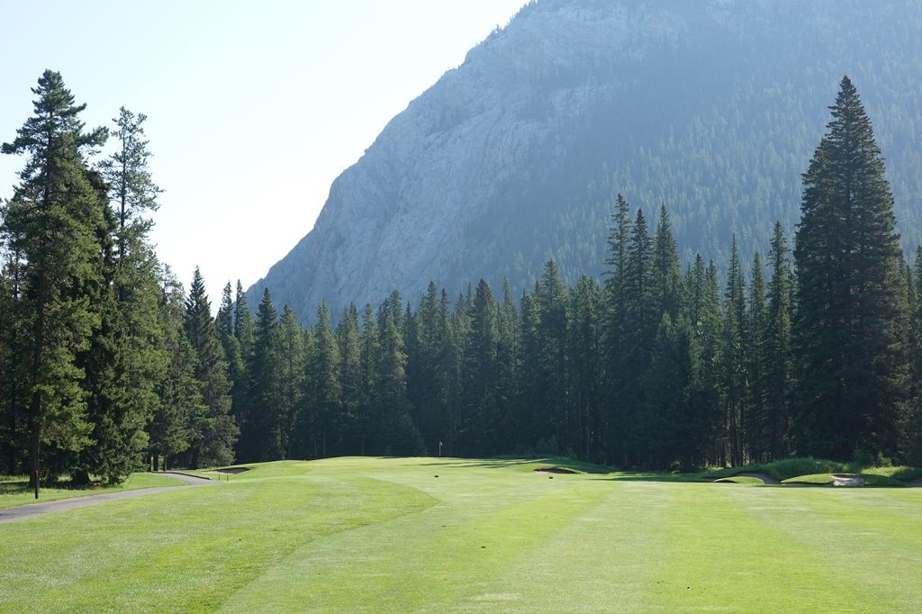 15th Hole at Fairmont Banff Springs Golf Course (475 Yard Par 4)